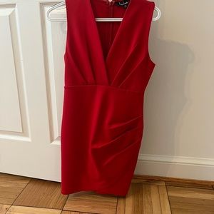Lulus Cocktail hour red wrap dress size small
